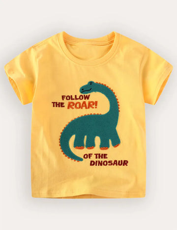 Dinosaur Appliqué T-Shirt